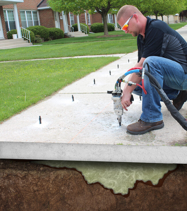 Concrete Lifting and straightening