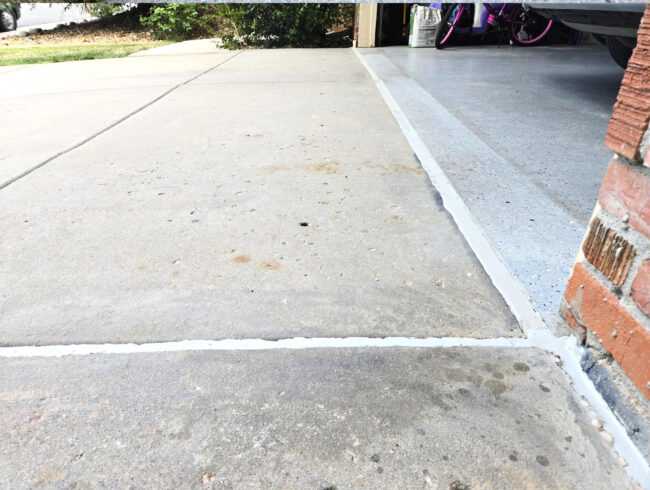 Driveway Slab concrete lifting - after