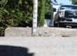 sidewalk concrete lifting project - before