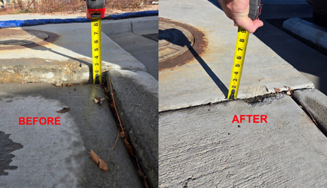 Dominum South Range Crossing - concrete lifting project