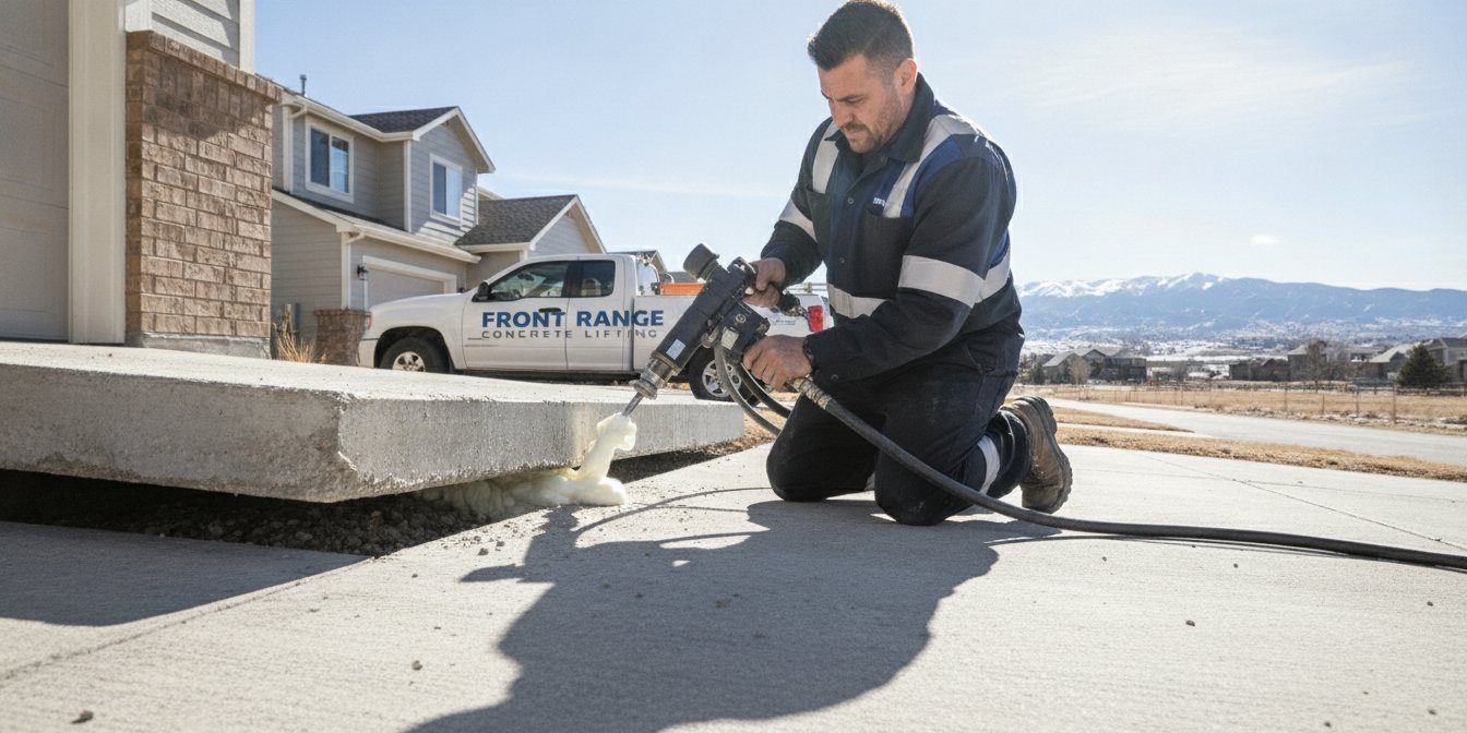 Sunken Driveway Repair in Denver: The Professional Guide to Precision Leveling