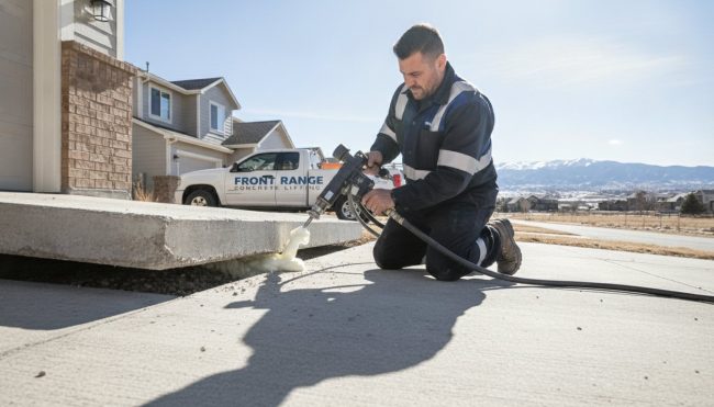 Sunken Driveway Repair in Denver: The Professional Guide to Precision Leveling