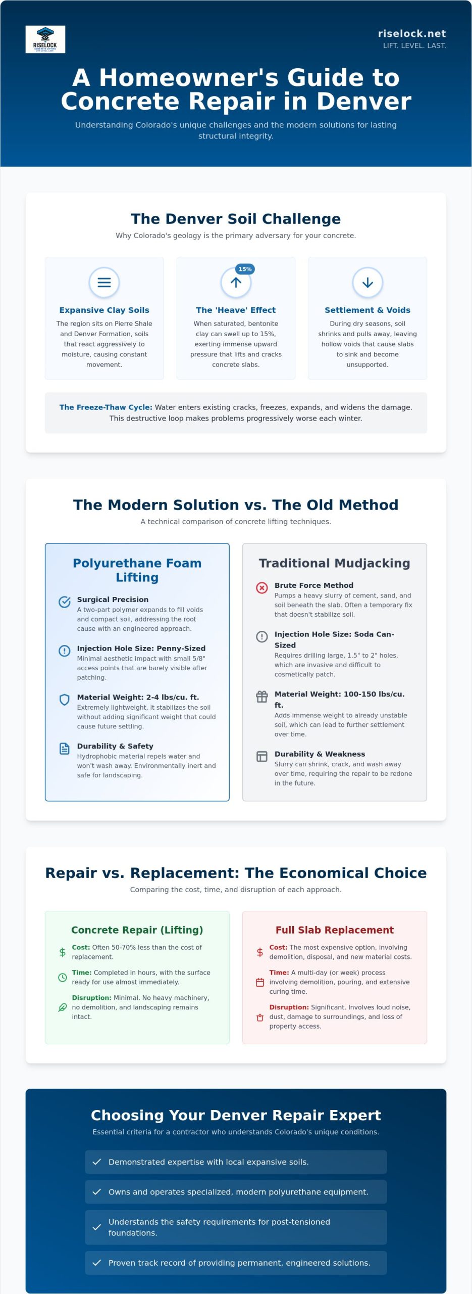 Concrete Repair in Denver, Colorado: The Definitive Guide to Structural Restoration