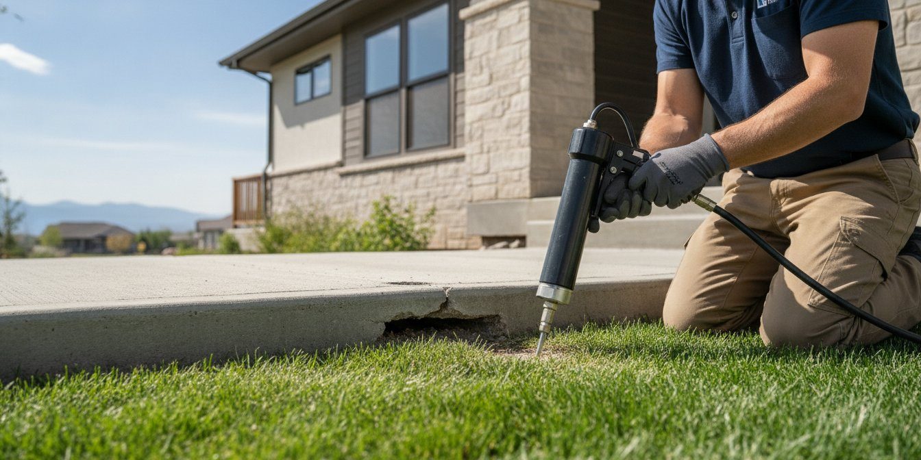 Lifting Settled Concrete Steps: The Complete Guide to Concrete Settlement Repair – Hero Image Lifting Settled Concrete Steps: The Complete Guide to Concrete Settlement Repair
