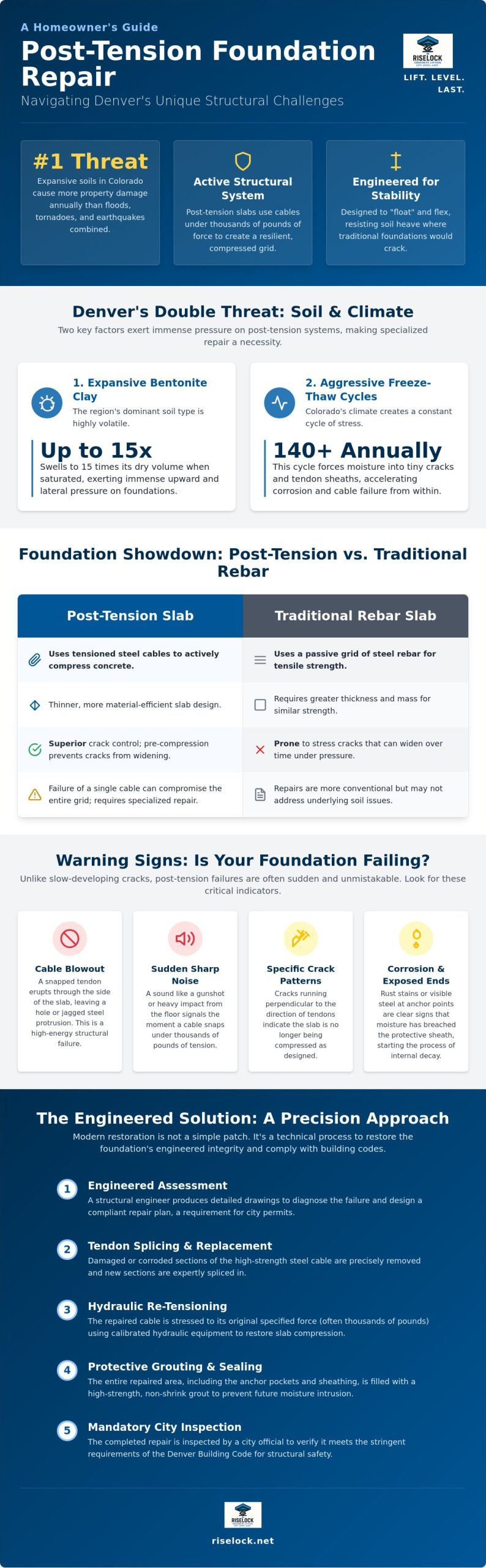Post Tension Foundation Repair Denver: A Strategic Guide to Structural Restoration