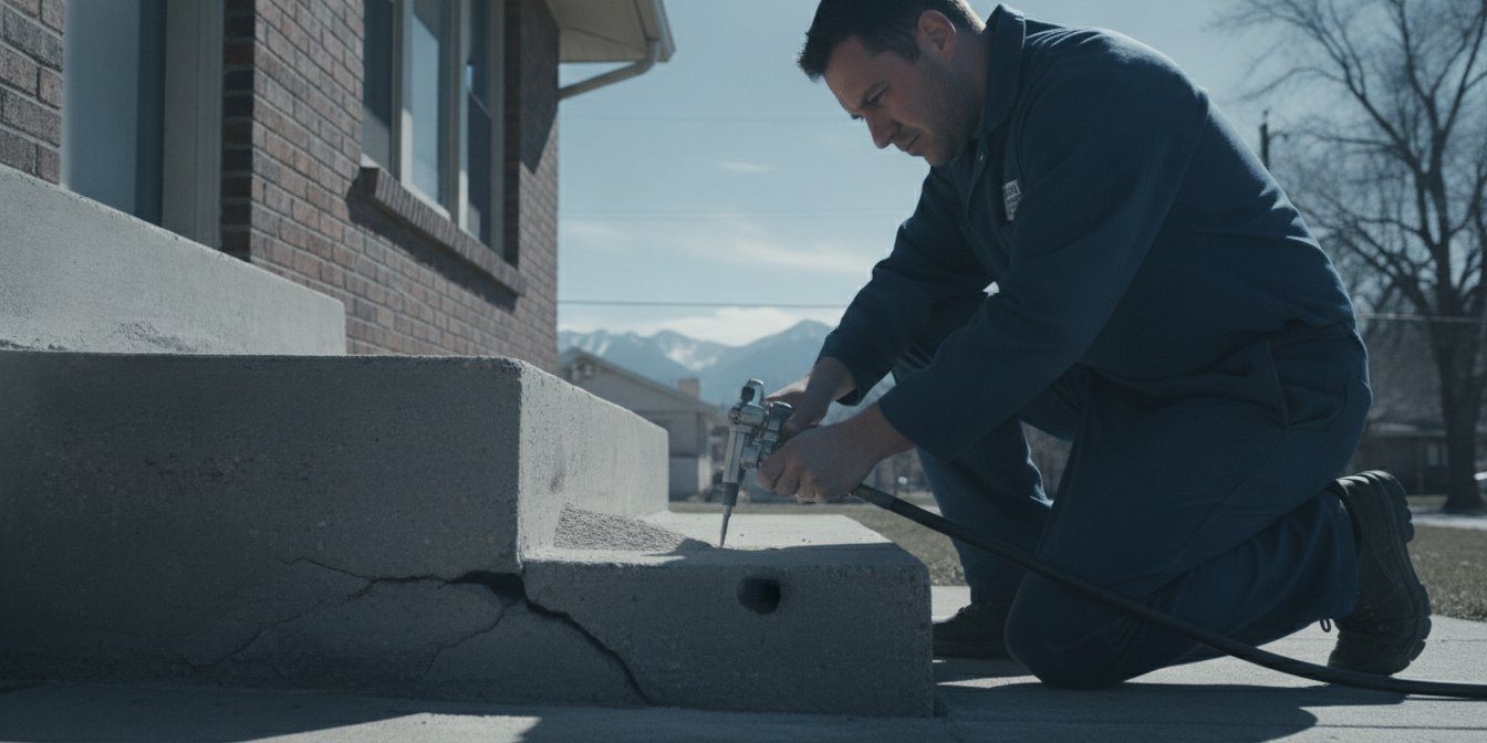 Concrete Step Leveling Denver: Professional Restoration for Sunken Stairs – Hero Image Concrete Step Leveling Denver: Professional Restoration for Sunken Stairs
