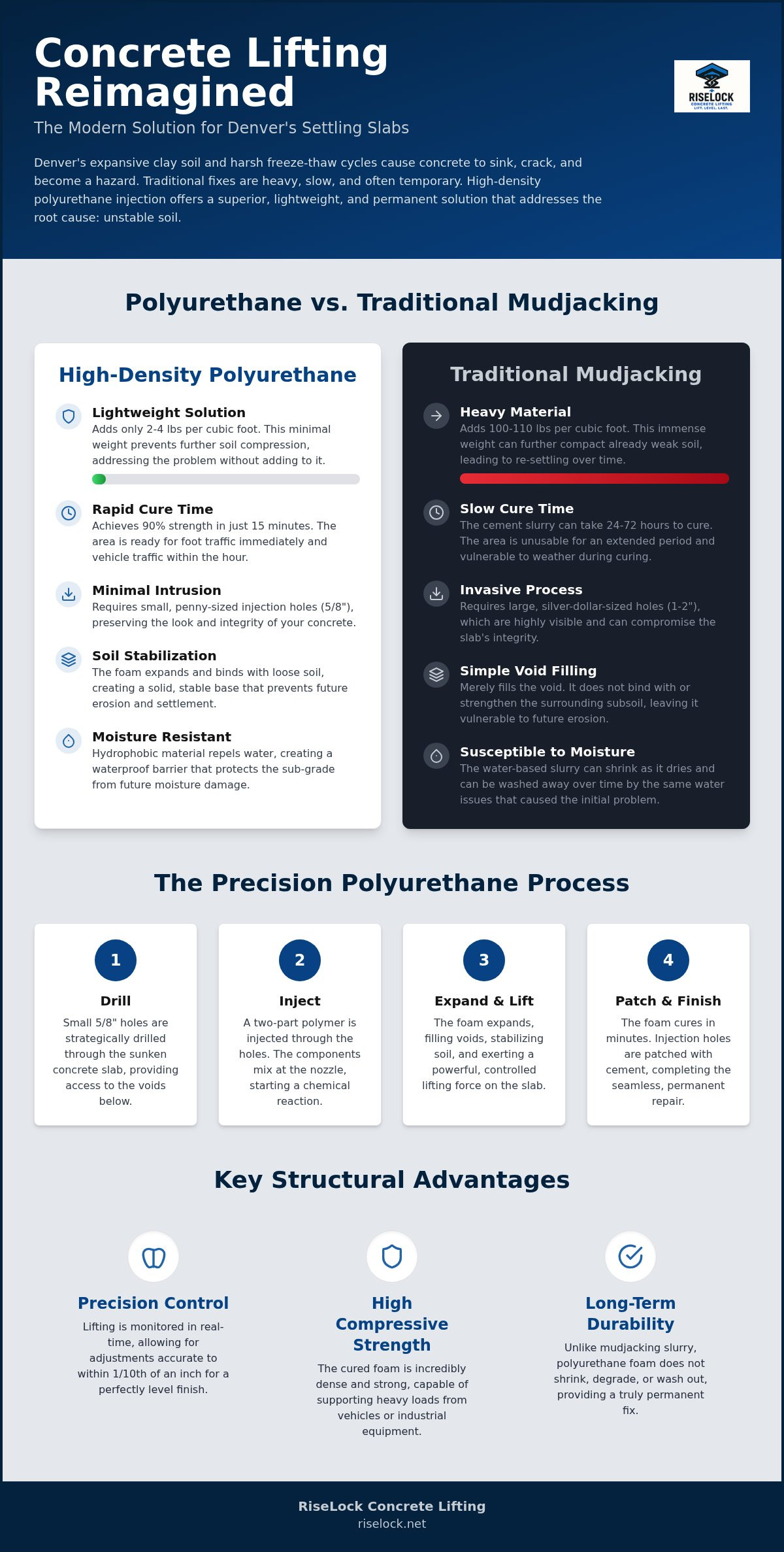 Polyurethane Concrete Lifting in Denver: The 2026 Guide to Structural Leveling