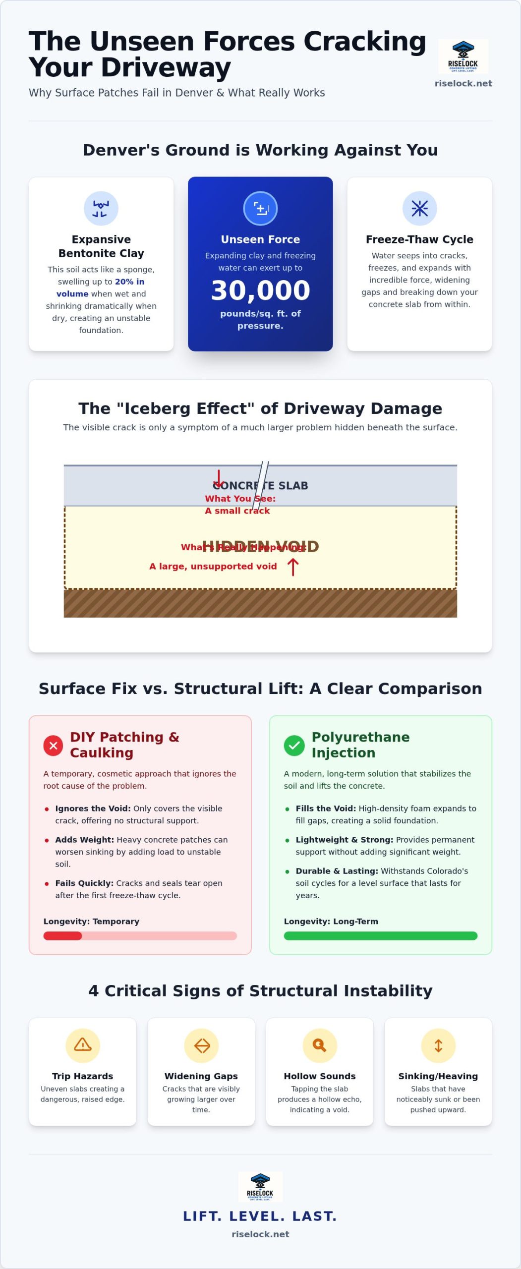 Cracked Driveway Repair in Denver: Structural Solutions for Colorado Soils