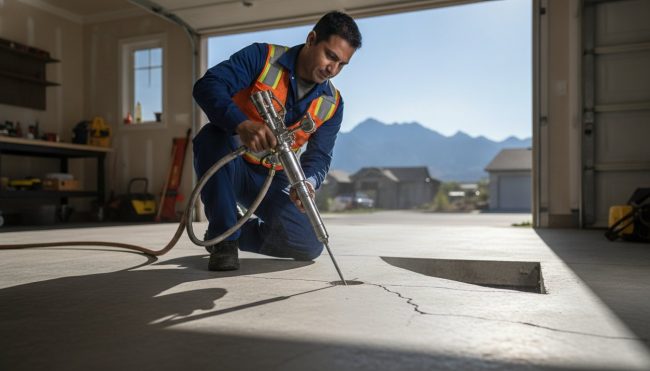 Garage Floor Leveling Denver: Structural Solutions for Sunken Slabs