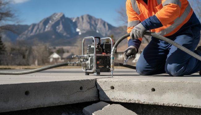 Polyurethane Injection for Boulder Foundation Repair