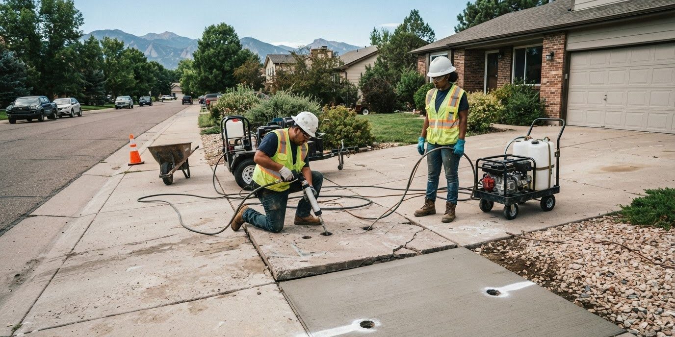 How Long Does Foam Jacking Take in Denver? A Practical Timeline – Hero Image How Long Does Foam Jacking Take in Denver? A Practical Timeline