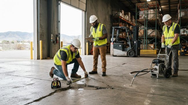 Industrial Concrete Floor Repair in Lakewood, CO: A Facility-Focused Guide