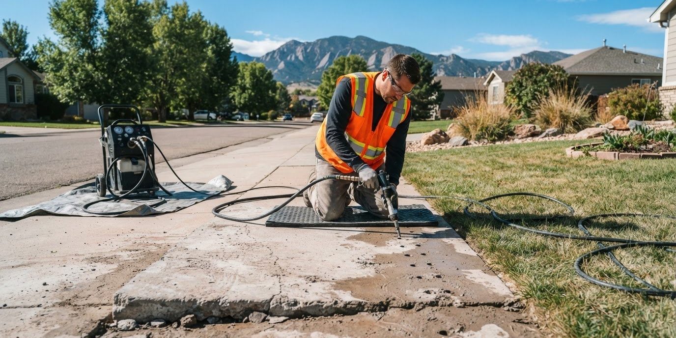 Sunken Concrete Walkway Repair in Aurora: What Homeowners Should Know